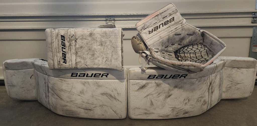 Used 34" Regular Bauer GSX Goalie Full Set