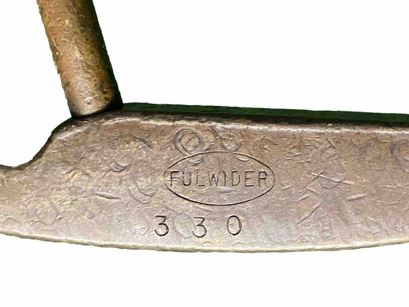 Fulwider 330 Blade Long Hosel Putter 34" Steel Leather Grip RH Good