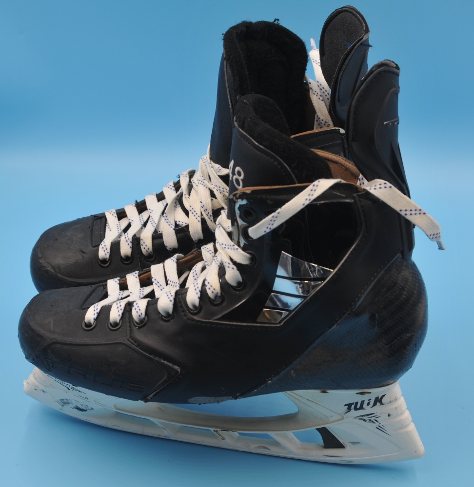San Jose Sharks Hertl Used True Pro Custom Hockey Skates Pro Stock Size 10