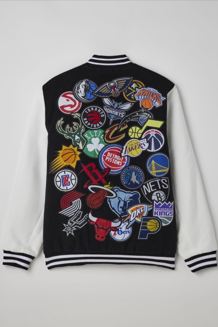 Brand New Mens Embroidered NBA Varsity Jacket Size XL