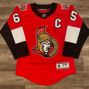 Reserved For Beckaroska - Ottowa Senators hockey jersey - Erik Karlsson; youth s/m