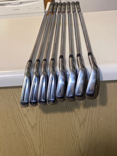 Used Right Handed Stiff Flex Steel Shaft Rocketbladez Iron Set
