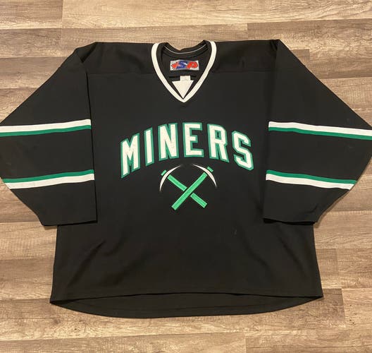 Vintage Miners AAA hockey jersey