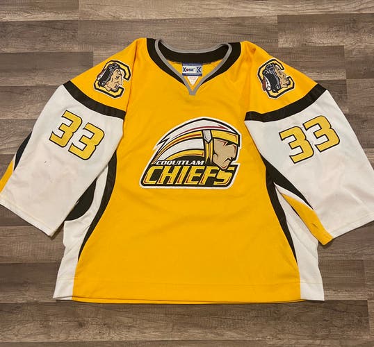 Coquitlam chiefs Goalie hockey jersey