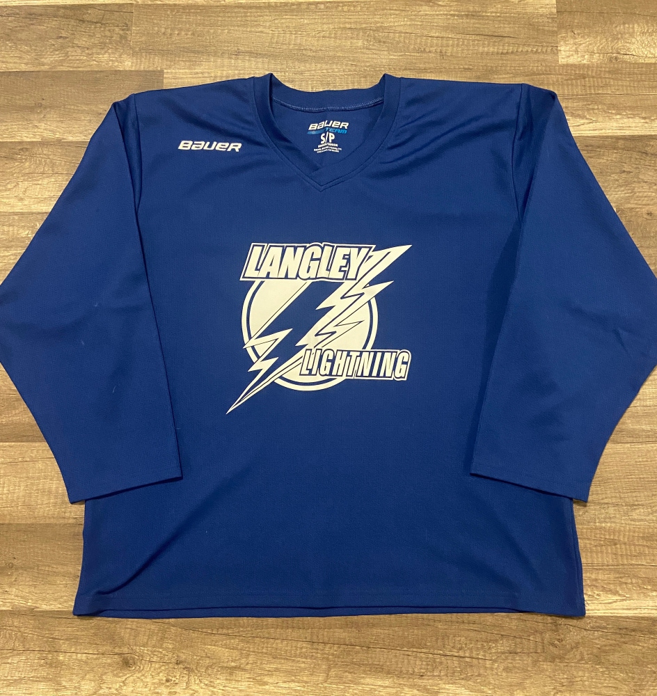 Langley Lightning hockey jersey