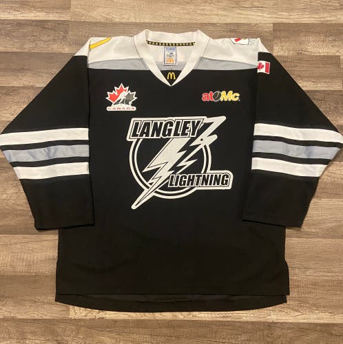 Langley Lightning McDonalds hockey jersey