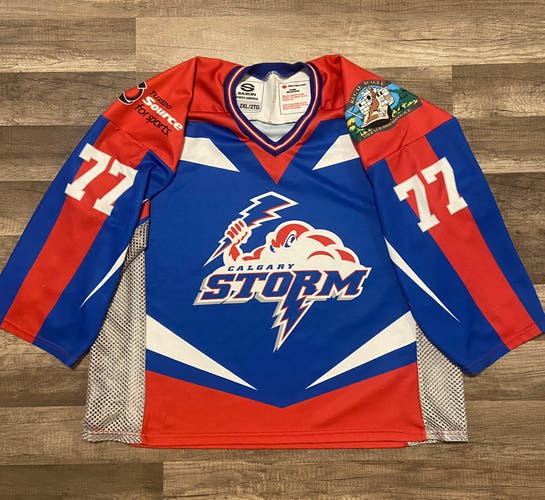 Calgary Storm Lacrosse jersey And North Edmonton Wizards Jersey