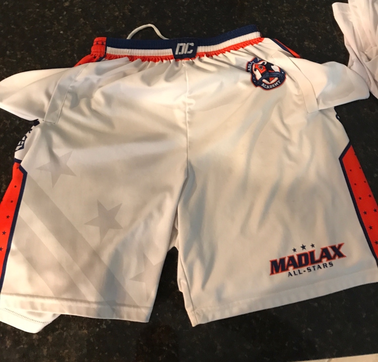 Madlax All-Stars Shorts (White, Adult L)