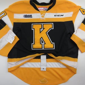CCM Kingston Frontenacs OHL CHL Pro Stock Game Worn Used Hockey Jersey 58 GOALIE Peressini