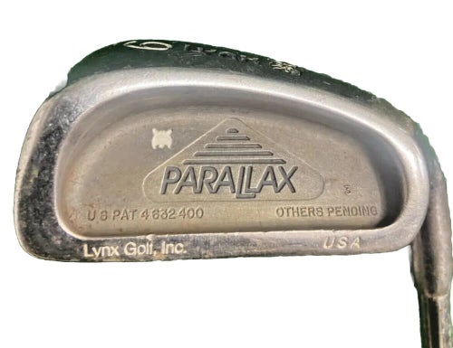 Lynx Parallax 9 Iron Single Club RH Men's Stiff Steel 36 Inches Golf Pride Grip