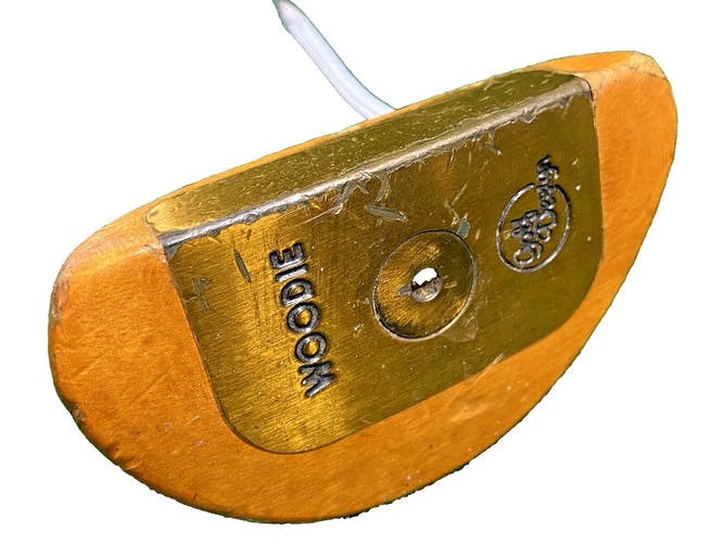 Golf Design Woodie Mallet Putter RH Steel 35.5 Inches Good Grip Nice Club