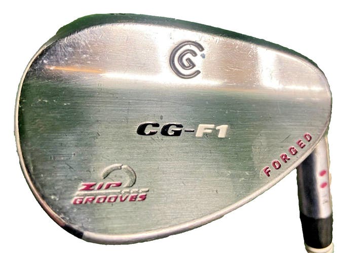 Cleveland CG-F1 Forged Sand Wedge Zip Grooves 56* 2 Dots RH S200 Steel 35.5 In.