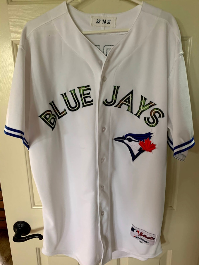 Authentic MLB Toronto Blue Jays #23 Brandon Morrow 2014 Memorial Day Jersey