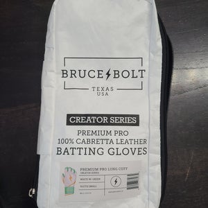 New Youth Small Bruce Bolt King of Juco Batting Gloves