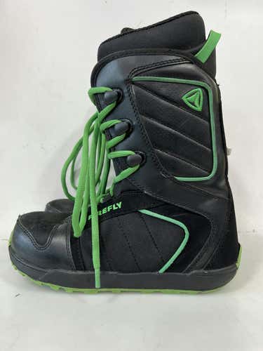 Used Firefly Green Junior 06 Boys Snowboard Boots