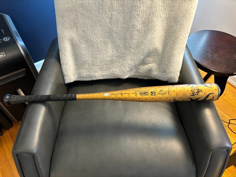 New 2023 Demarini Voodoo One Gold -3 BBCOR High School Bat - 31" 28 oz.