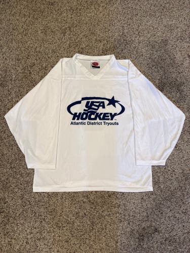 USA Hockey Practice Jersey (White)