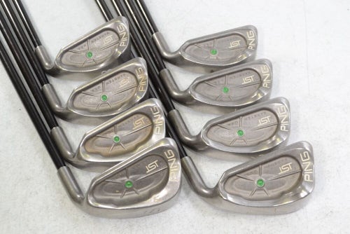 Ping ISI Stainless 4-W,SW Iron Set Right Regular Flex 350 Series Graphite#170744