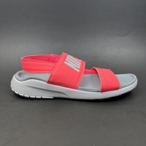 Nike Tanjun Sandals Women's Solar Red Pumice Water Shoes 882694-601 Size 8