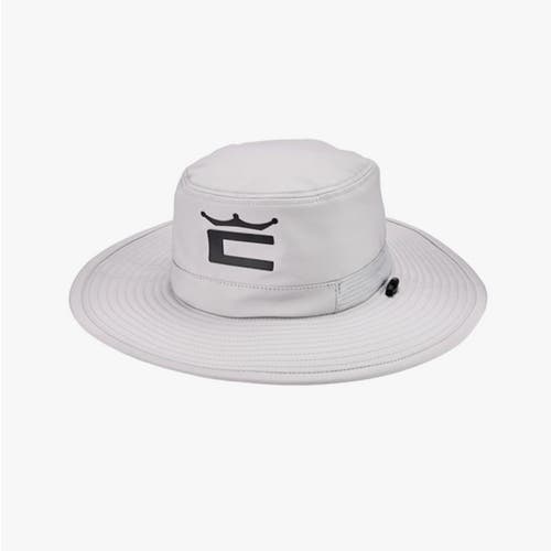 NEW Cobra Gray/Black Tour Crown Aussie Bucket Golf Hat/Cap