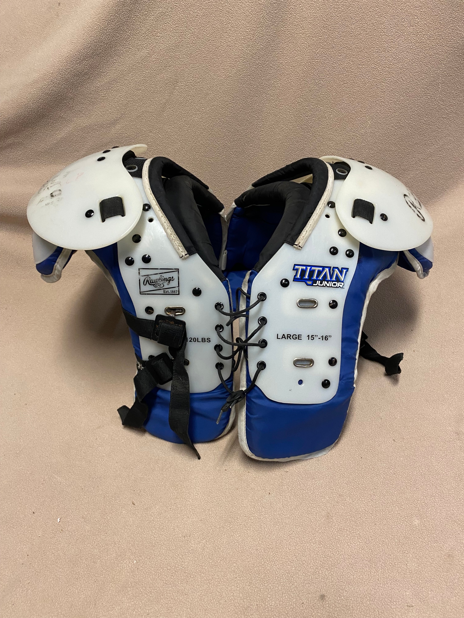 Used Youth Large Titan Shoulder Pads