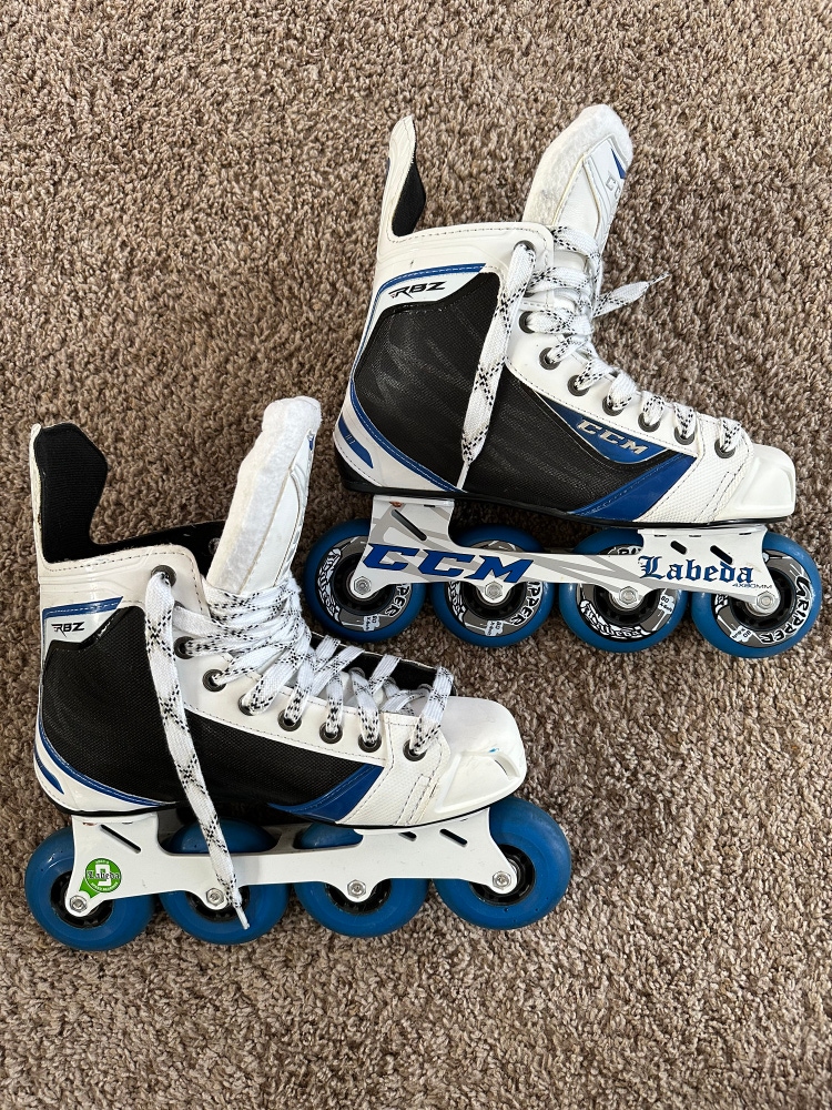 New CCM Regular Width Size 7 rbz Inline Skates