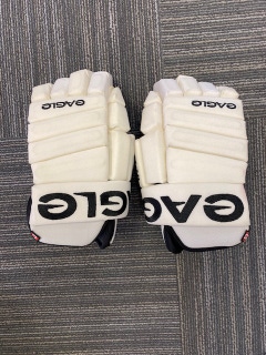 Brand New All White Eagle X70 Gloves 14" **RARE** Model