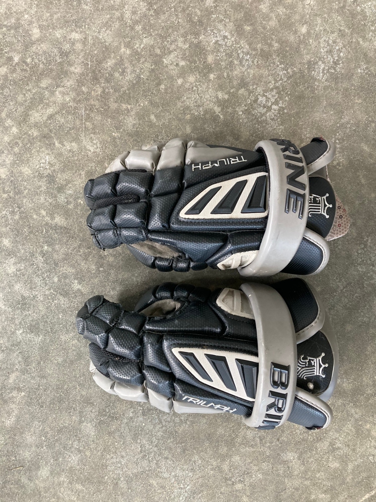 Used Brine Large Lacrosse Gloves