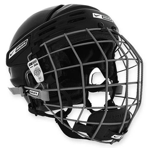 New Nike Bauer 5500 Hockey Helmet Combo medium with cage black face CSA ice sz M