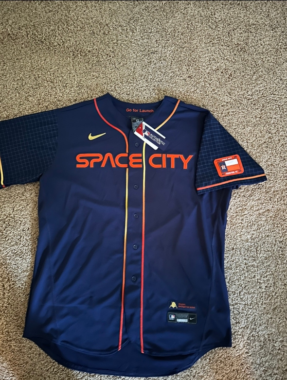 Houston Astros Jose Altuve Space City Connect Authentic Jersey