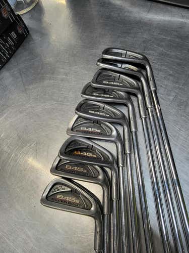 Used 845s 9 Piece Regular Flex Steel Shaft Men's Club Sets