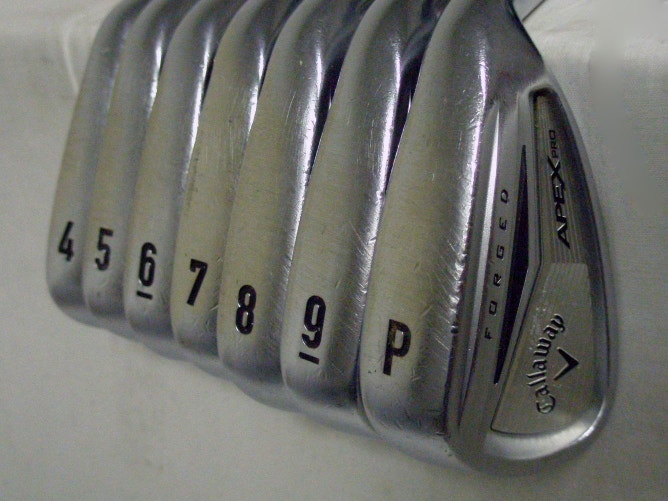 Callaway Apex Pro Irons Set 4-PW (KBS Tour-V Regular) Forged Golf Clubs