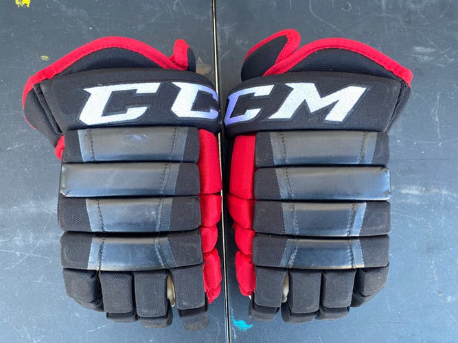 CCM HG97 Pro Stock Hockey Gloves 13”  Blackhawks 3972