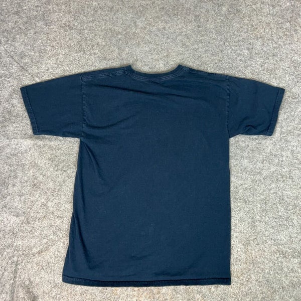 Hurley Mens Shirt Medium Navy White Tee Graphic Logo Skater Surfer Casual T Top