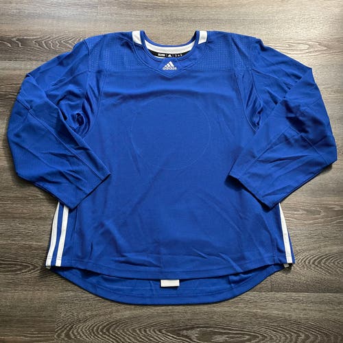 adidas Three-Stripe Practice Jersey Blue Sz 56