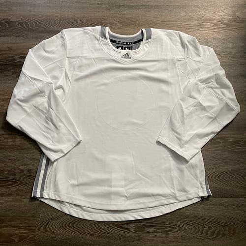 adidas Three-Stripe Practice Jersey White Sz 56