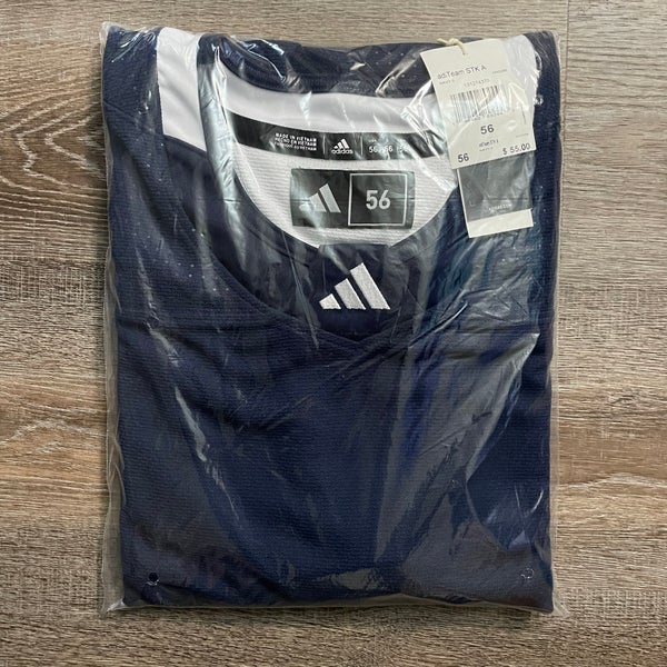 BNIB adidas Three-Stripe Practice Jersey Navy Sz 56