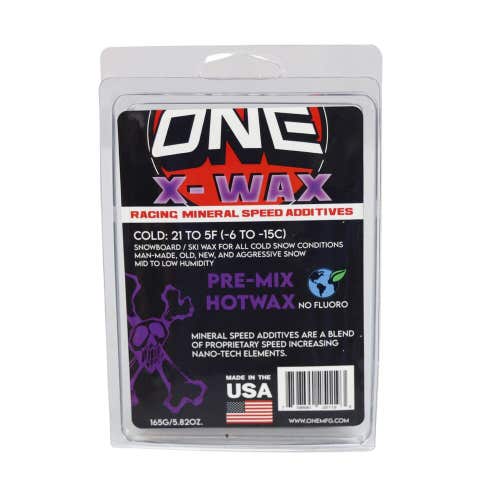 One MFG X-Wax Pre-Mix Cold for Skis & Boards 165g