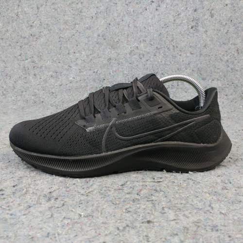 Nike Air Zoom Pegasus 38 Mens 8.5 Shoes Running Sneakers Black Low CW7356-001