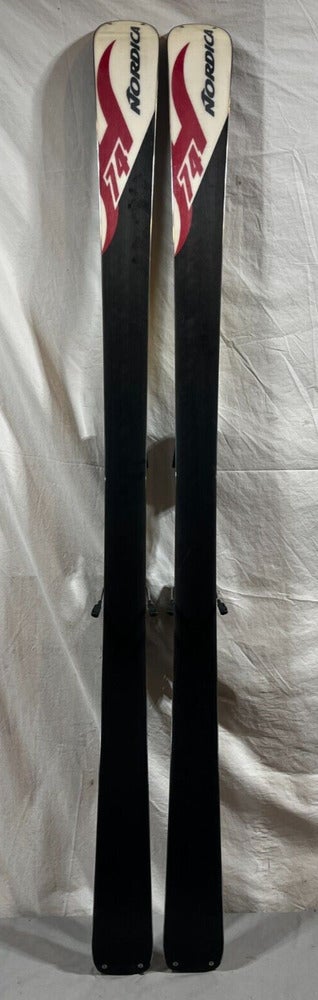 スキー 170 NORDICA NITROUS + MARKER BINDING Nordica Hot Rod After Burner Skis + Marker Bindings - Used