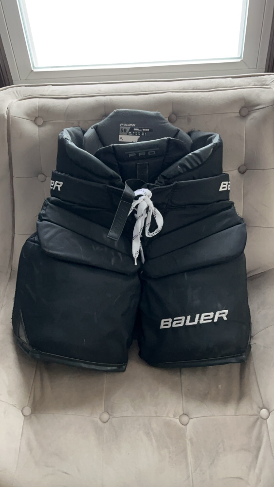 Black Bauer Pro Hockey Goalie Pants