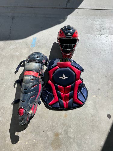 All Star System 7 Axis Catcher's Set 12-16 Size