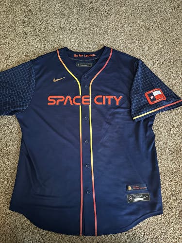 Houston Astros Alex Bregman Space City Connect Nike Jersey