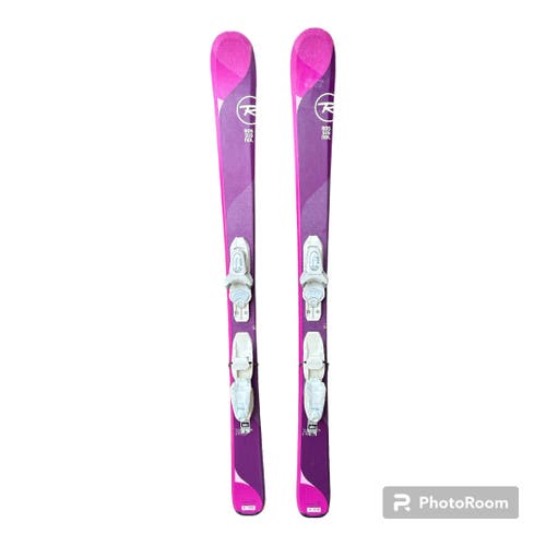 Used Kid's Rossignol Temptation Pro Skis ​+ Kid X 4 Bindings - Girls' 2018 128cm
