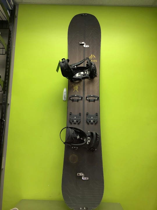 Used Jones Solution Split Board 165 Cm Men's Snowboard Combo
