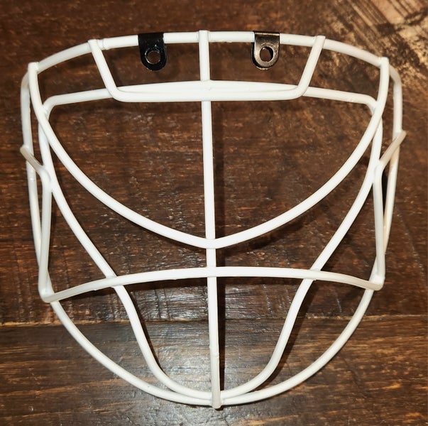 PROTEC CAT EYE CAGE VINTAGE WHITE MADE IN CANADA RARE