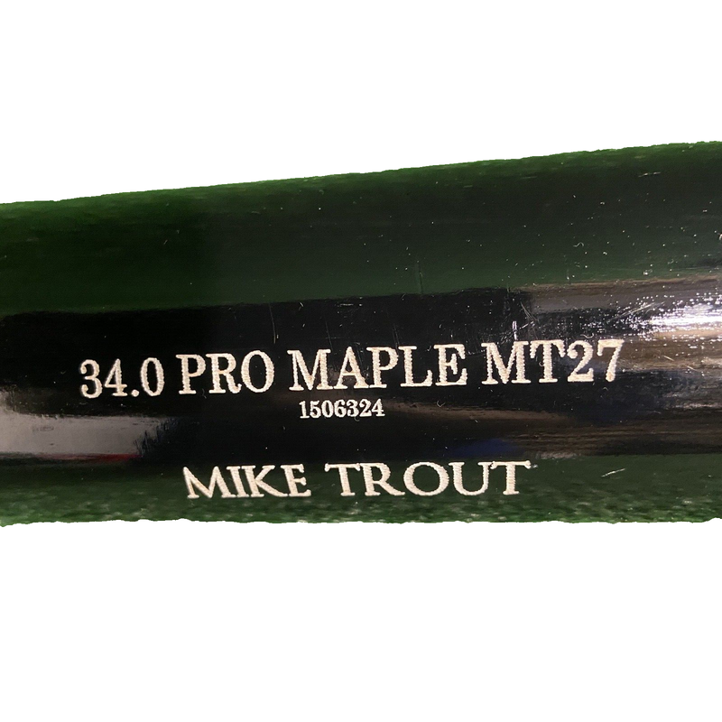 MIKE TROUT CALIFORNIA ANGELS OLD HICKORY MT27 BASEBALL BAT 34.0 PRO MAPLE 34"