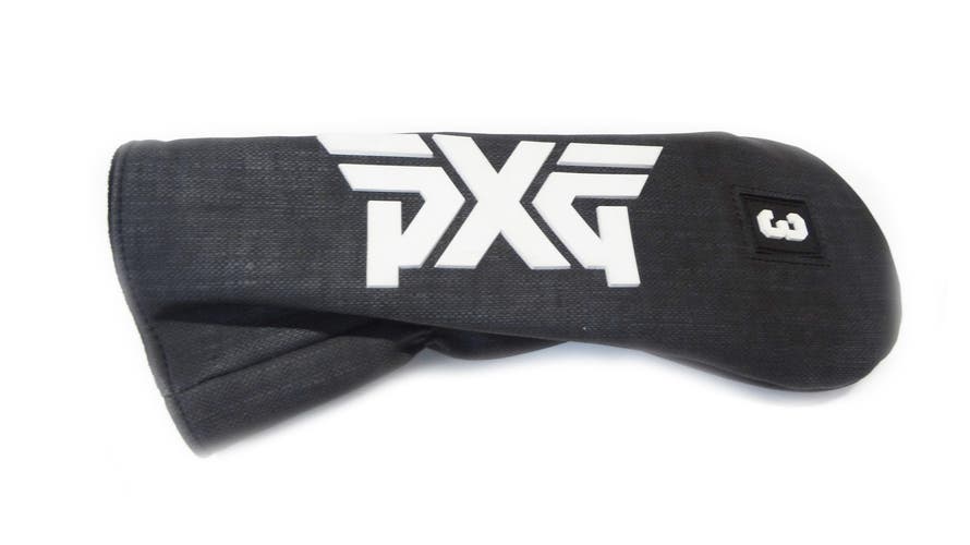 PXG Parsons Xtreme Golf Black/Grey/White 3 Fairway Wood Headcover