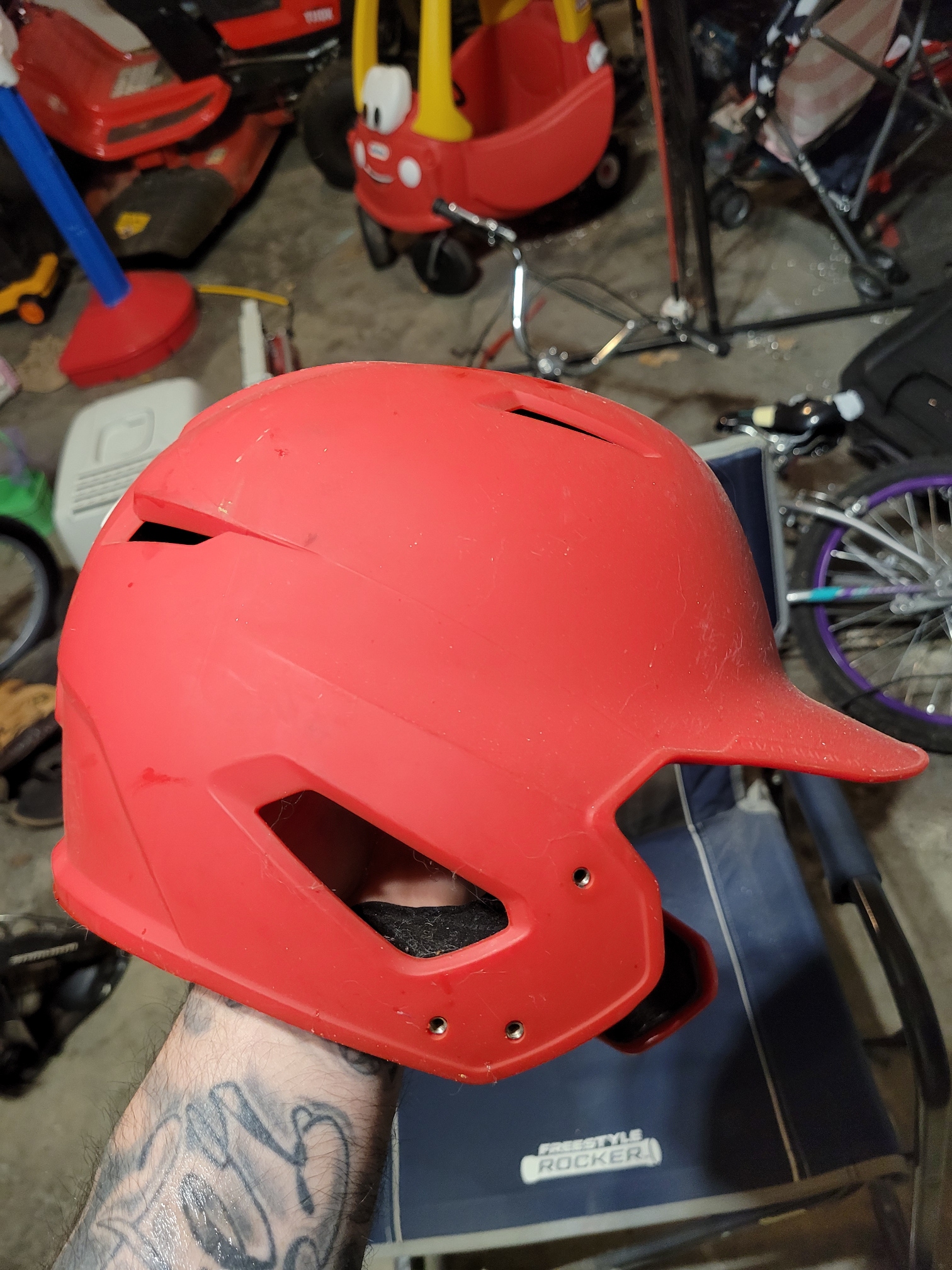Used XS EvoShield XVT Batting Helmet with Jawbone