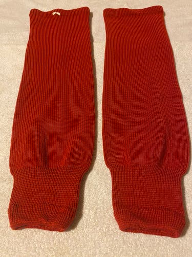Knit Ice Hockey Socks Adult 25” Red